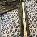 Lulus  Wild at Heart Olive Green Vegan‎ Suede Moto Jacket NWT Size S Photo 14