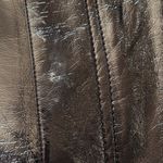 Abercrombie & Fitch EUC Faux Leather 90s Straight Ultra High Rise Pants Black 16 Photo 10