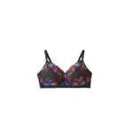 Torrid  Dream Wire Free Floral Embroidered Bra Black Size 40 DDD Photo 1