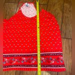 Old Navy Womens XL Orange Red Sleevless Top Shirt Used tank top boho Photo 2