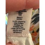 Free People  Part Time Lover Floral Tie Front Mini Dress Sz 4 yellow gray Photo 8