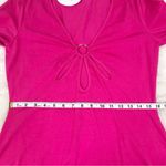 Princess Polly New Hot Pink Low Cut Long Sleeve Bodycon Mini Dress Sexy Size 12 Photo 11