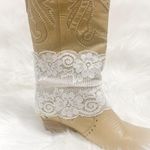 Handmade Removable Women’s Boot Bands/Cuffs Gold Photo 2