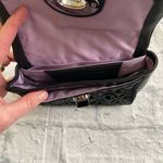 Coach mini shoulder/crossbody bag w/twist latch closure w/satin inner lining 6.5”x5” Photo 6