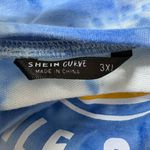 SheIn  Blue Tie-Dye Long Sleeve with Yellow Smile Graphic Photo 15