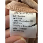 Marchesa Notte Shimmer Tulle Embellished Long Gown Size 4 Black Photo 12