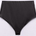 ZARA RHINESTONE CULOTTE BOTTOMS Bathing Suit BIKINI PANTY HIGH WAIST Black NEW Photo 9