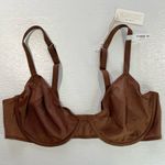 Aerie New SMOOTHEZ Mesh Unlined Underwire Balconette Bra Brown Size 36C Photo 4