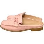 Donald Pliner DAVID‎ PLINER Pink Mika Fringe Loafer Mules Size 6.5 Photo 6