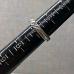 KDJ Two Tone 925 Silver 24k Gold Overlay Diamond Engagement Wedding Ring Set Photo 12