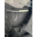 Source Unknown Sheer Black Cutout‎ Button-Front Blouse Romantic Boho Gothic Layering Shirt Photo 4