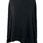 KAVU  Wilhelmina Asymmetrical Black Sweater Dolman Long Sleeve Top Size One Size Photo 0