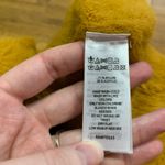 FOR THEE Mustard Yellow Fuzzy Knit Button Up Cardigan Sweater Womens Size XS Photo 5