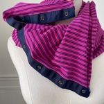 Lululemon Vinyasa Scarf Rizzy Stripe Regal Plum Hero Blue Rulu Photo 0