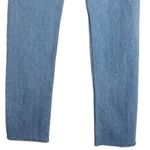 Paco Rabanne High Waist Straight Leg Cuffed Jeans Size 4 Blue Photo 6