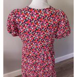 ASOS DESIGN Midi Tiered Smock Dress in Pink Floral Print Photo 10