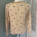 Croft & Barrow  Essential V-Neck Long Sleeve Shirt Fox Size Medium Photo 2