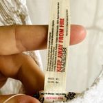 Free People NWT  White Lace Detail Open Back High Neck Mini Shift Dress - XS Photo 6