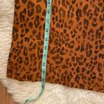 Three Dots Women’s Leopard Print Pocket Knit T-Shirt Orange & Black NWT Sz XS Photo 9