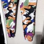 Vip Jeans  Bright Colorful Camo Womens Joggers Pants Rainbow Size 13/30 Photo 2
