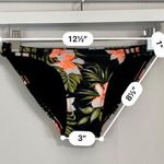 Xhilaration Women’s Hipster Floral Print Swim Suit Bikini Bottom Black XS NWT Photo 5