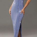 Boutique New Dusty Blue Maxi Dress  Photo 0