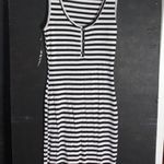 Heart and Hips striped fitted long dress Photo 0