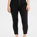 American Eagle  The Dream Curvy High-Waisted Jegging Crop Butterfly Size 0R Photo 0