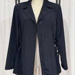 Gallery  Petite Women's Black Long Sleeve Jacket Size PM Photo 5