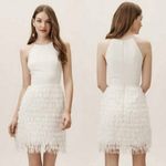 BHLDN Anthropologie/ Promenade Fringe Halter Dress Photo 3