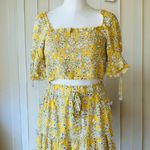 Mimi Chica NWT Floral Smocked Blouse Ruffles Skirt 2 Pcs Set Photo 2