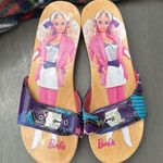 Dr. Scholl's Wood Star Barbie & the rockers Doll Slides size 9 Pink Photo 4