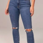 Abercrombie & Fitch  Curve Love High Rise Skinny Jean Distressed 8L Photo 0