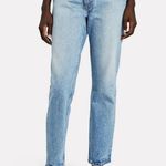 Moussy Vintage Glen Boy Straight High Waisted Barrel Jeans Size 26 Minimalist Blue Photo 1