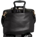 TUMI Voyageur WESTPORT Black Leather Slim Briefcase Rare Sold Out Online! Photo 2