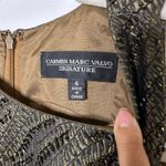 Carmen Marc Valvo  Signature Beaded Sleeveless Sheath‎ Dress Size 6 Party Photo 4