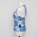 La Blanca. Beyond Haler Goddess Tankini Swim Top. Blue Size 10 Photo 5