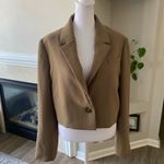 Wilfred  Aritzia Brown  Cropped Blazer Size L Photo 8
