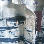 Vigoss L Y2K Blue Distressed Denim Jeans Crop Jacket Photo 7