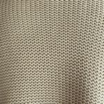 The Limited  vintage tan linen and cotton chunky cable knit open front cardigan Photo 3