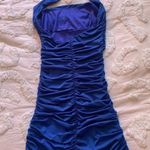 Lucy in the Sky virginia ruched bodycon dress in blue Photo 2