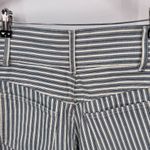 Vintage Bennini High Waisted Shorts Womens 5/6 Blue White Railroad Stripe Cotton Size undefined Photo 6