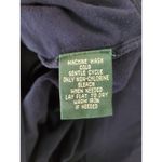 Lauren Ralph Lauren Shirt Women Medium Blue 1/2 Sleeve Casual Stretch V Neck EUC Size undefined Photo 3