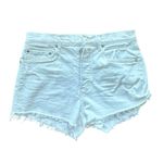 Citizens of Humanity  Annabelle White Organic Cotton Cut Off Shorts Size 27 NWT Photo 2