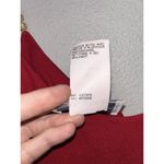 Jessica McClintock VTG  Gunne Sax Maxi Dress 9/10 Red Rhinestone Straps 90s Y2K Photo 8