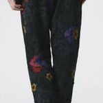 Diesel  Black Floral P-Filo Jogger Pants Size Small Photo 1