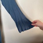 Torrid  Blue Crochet Lace-Up Fit and Flare Boho Dress 1X Photo 3