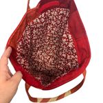Patchwork Tote Bag Unique Colorful Shoulder Bag Purse Women's Red Photo 5