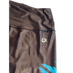 DR Swim Pants Leggings Womens Plus Size 5X Cropped Black Neon Palms Print NWT Photo 4