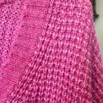 American Eagle Oversized V Neck Pink Sweater Photo 5